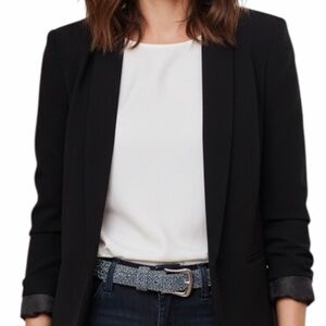 Vintage Elite California Blue Western Sequin Studded Border Belt Size Medium